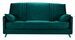 Banquette clic clac tissu 130x190 cm matelas Bultex 14 cm avec rangement Balia - Photo n°1