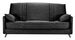 Banquette clic clac tissu 130x190 cm matelas Bultex 14 cm avec rangement Balia - Photo n°1