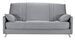 Banquette clic clac tissu 130x190 cm matelas Bultex 14 cm avec rangement Balia - Photo n°2