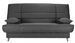 Banquette Clic-clac tissu 130x190 cm matelas Bultex 14 cm avec rangement Boky - Photo n°1