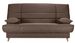 Banquette Clic-clac tissu 130x190 cm matelas Bultex 14 cm avec rangement Boky - Photo n°1