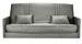 Banquette Clic-clac tissu 130x190 cm matelas Starbed 13 cm avec rangement Soly - Photo n°1