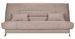 Banquette Clic-clac tissu 130x190 cm matelas Starflex 13 cm avec rangement Malax - Photo n°1