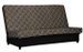 Banquette Clic Clac tissu matelas Starbed 13 cm avec coffre de rangement Kistar 130x190 cm - Photo n°4