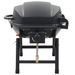 Barbecue à gaz portatif avec zone de cuisson Noir - Photo n°5