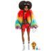 BARBIE EXTRA Manteau Multicolore Brune Coupe Afro - Photo n°4