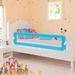 Barrière de lit pour enfants 150 x 42 cm Bleu - Photo n°1
