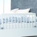 Barrière de protection de lit enfant hêtre laqué blanc Comfort - Photo n°2