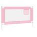 Barrière de sécurité de lit d'enfant Rose 120x25 cm Tissu - Photo n°4