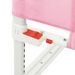 Barrière de sécurité de lit d'enfant Rose 150x25 cm Tissu - Photo n°7