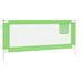 Barrière de sécurité de lit d'enfant Vert 200x25 cm Tissu - Photo n°4