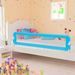 Barrière de sécurité de lit enfant Bleu 180 x 42 cm Polyester - Photo n°1