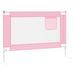 Barrière de sécurité de lit enfant Rose 90x25 cm Tissu - Photo n°4