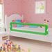 Barrière de sécurité de lit enfant Vert 180 x 42 cm Polyester - Photo n°1