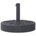 Base de parasol pour mâts Ø38 / 48 mm 25 kg rond - Photo n°6