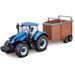 BBURAGO - 1/43 COLLECTION FERME - Tracteur New Holland + remorque a friction - Photo n°2