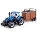 BBURAGO - 1/43 COLLECTION FERME - Tracteur New Holland + remorque a friction - Photo n°4