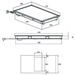 BEKO HDMC32400TX - Table de cuisson vitrocéramique - 2 zones - 3000W - L28,8 x P57cm - Revetement verre - Noir - Photo n°4