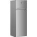 BEKO RDSA280K30SN Réfrigérateur congélateur haut - 250 L (204+46) - Froid statique - MinFrost - Gris acier - Photo n°1