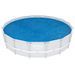 Bestway Couverture solaire de piscine ronde 462 cm Bleu - Photo n°1