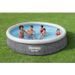 BESTWAY Piscine hors sol Fast Set - Ronde - 366 x 76 cm- Pompe et cartouche de filtration - Photo n°3