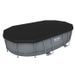 BESTWAY Piscine Hors-sol Power Steel Tubulaire - Ovale - 488 x 305 x 107 cm - Épurateur a Cartouche de 3 028 L/H - Bâche et Échelle - Photo n°3