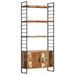 Bibliothèque 4 niveaux 80x30x180 cm Bois solide de récupération - Photo n°1