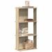Bibliothèque à 3 niveaux chêne sonoma 60x30x120 cm - Photo n°1