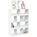 Bibliothèque blanc 100x33x125,5 cm bois d'ingénierie - Photo n°1
