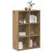 Bibliothèque/Buffet chêne artisanal 66x30x98 cm bois ingénierie - Photo n°1