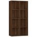 Bibliothèque/Buffet Chêne marron 66x30x130 cm Bois d'ingénierie - Photo n°2