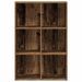 Bibliothèque/Buffet vieux bois 66x30x98 cm bois d'ingénierie - Photo n°5