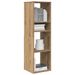 Bibliothèque chêne artisanal 34x31x112 cm bois d'ingénierie - Photo n°1