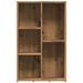 Bibliothèque chêne artisanal 45x25x80 cm bois d'ingénierie - Photo n°5