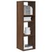 Bibliothèque chêne marron 34x31x112 cm bois d'ingénierie - Photo n°1