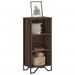 Bibliothèque chêne marron 50x31x106 cm bois d'ingénierie - Photo n°1