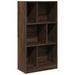 Bibliothèque chêne marron 57x28,5x107,5 cm bois d'ingénierie - Photo n°2