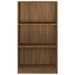 Bibliothèque Chêne marron 60x24x109 cm Bois d'ingénierie - Photo n°5