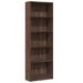 Bibliothèque chêne marron 60x24x176 cm bois d'ingénierie - Photo n°2