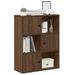 Bibliothèque chêne marron 60x24x76,5 cm bois d'ingénierie - Photo n°1