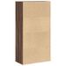 Bibliothèque chêne marron 60x30x114 cm bois d'ingénierie - Photo n°6