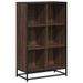 Bibliothèque chêne marron 65,5x33x107,5 cm bois d'ingénierie - Photo n°2