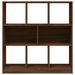 Bibliothèque Chêne marron 97,5x29,5x100 cm Bois d'ingénierie - Photo n°1