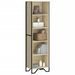 Bibliothèque chêne sonoma 50x31x169 cm bois d'ingénierie - Photo n°1