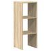 Bibliothèque empilable chêne sonoma 30x30x80 cm bois ingénierie - Photo n°6