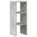 Bibliothèque empilable gris béton 30x30x80 cm bois d'ingénierie - Photo n°6