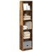 Bibliothèque en bois 5 niveaux L 40 x H 176 x P 24 cm - Collection Klazik - Photo n°1