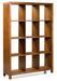 Bibliothèque en bois massif de Mindy 12 compartiments Orka 135 cm - Photo n°1