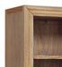 Bibliothèque en bois massif de Mindy naturel 3 tiroirs 4 étagères Mazari 55 cm - Photo n°3