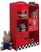 Bibliothèque enfant pompier RACING – 3 portes – Rouge – 133,5 cm - Photo n°1